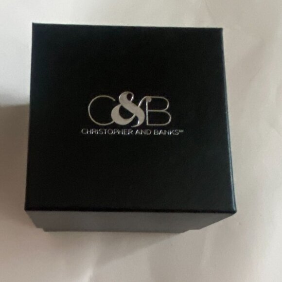 Christopher & Banks Silver Tone 5 Piece Bracelet Set-New in Box! - Picture 2 of 5